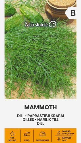 Kapor MAMMOTH vetőmag