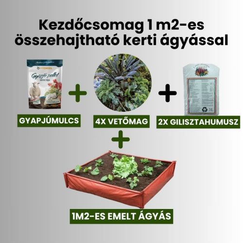 Kezdőcsomag 1 m2-es összehajtható kerti ágyással