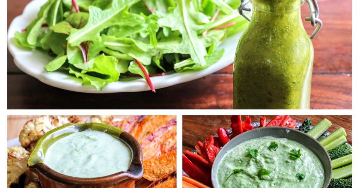 3 zöldfűszeres salátaöntet, ami mártogatósnak is kiváló
